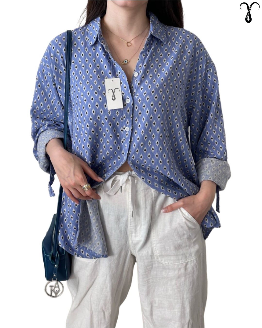 شومیز زنانه لینن Tahari