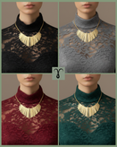 گردنبند گلد برند Shein کد 003