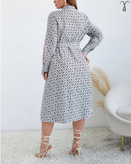 پیراهن کمر دار بلند برند Shein کد 004