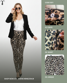 شلوار مجلسی کرپ کمر دار برند Esmara Heidi Klum