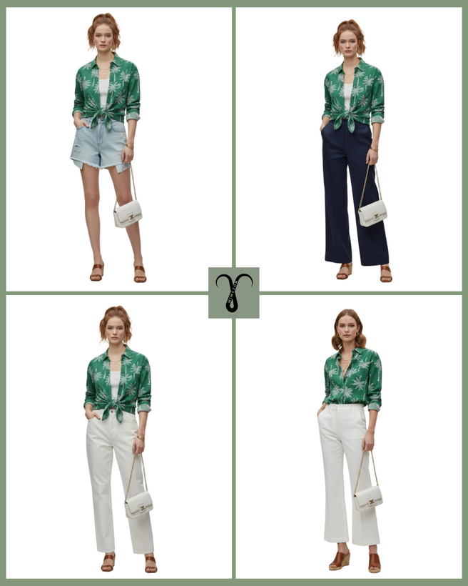 شومیز لینن زنانه از برند Zara