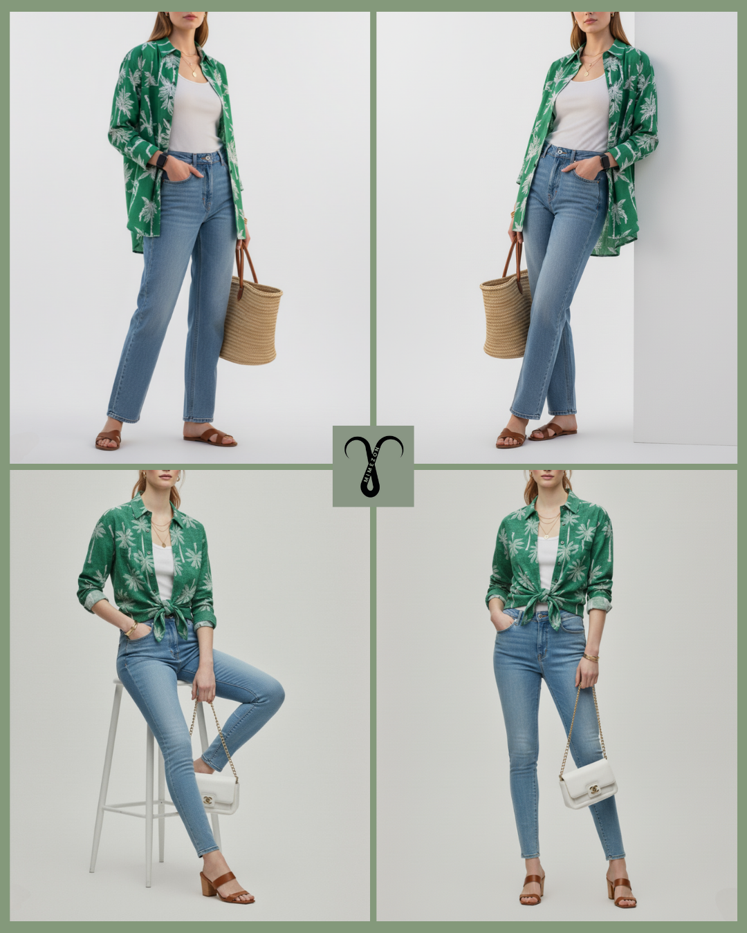 شومیز لینن زنانه از برند Zara