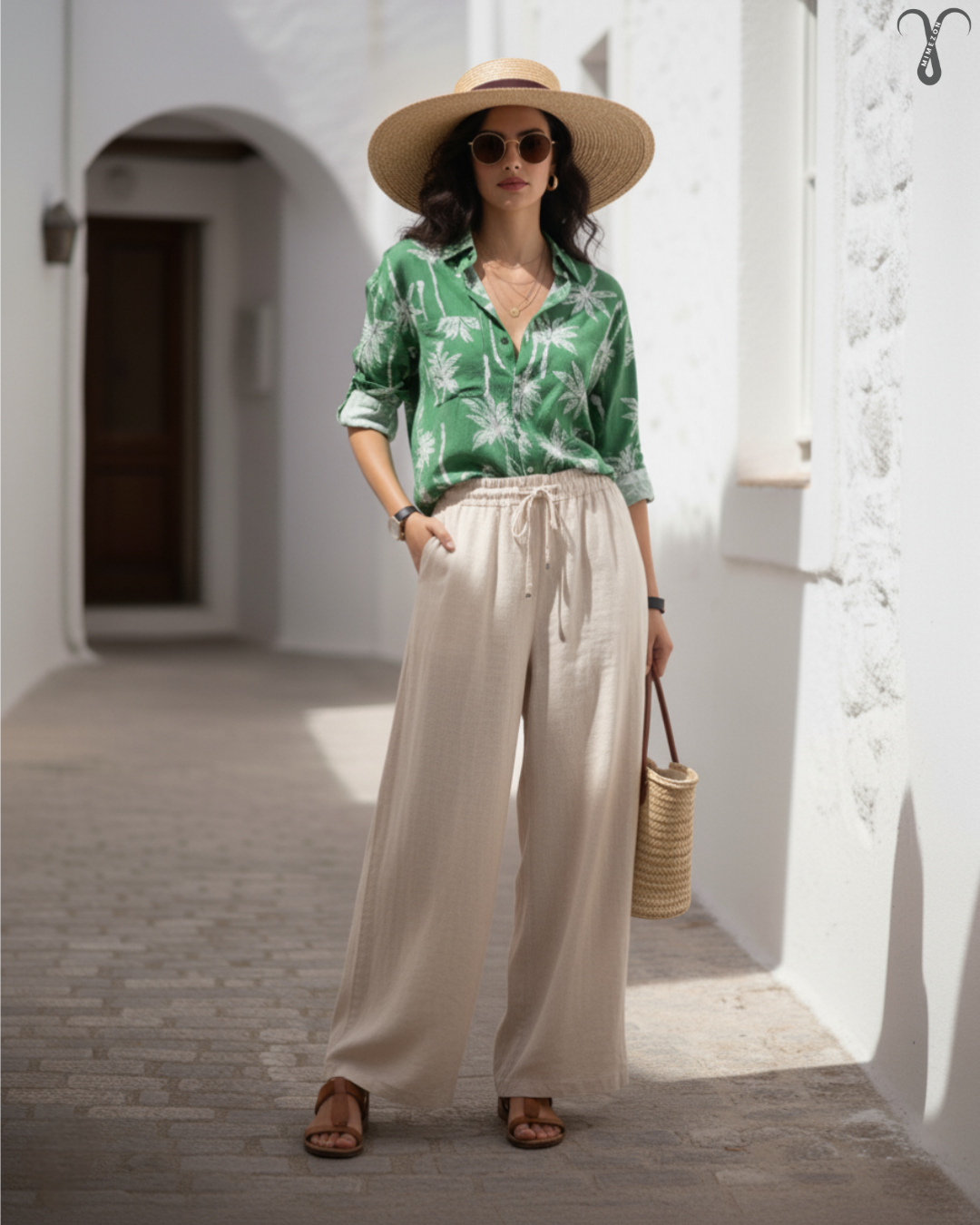 شومیز لینن زنانه از برند Zara