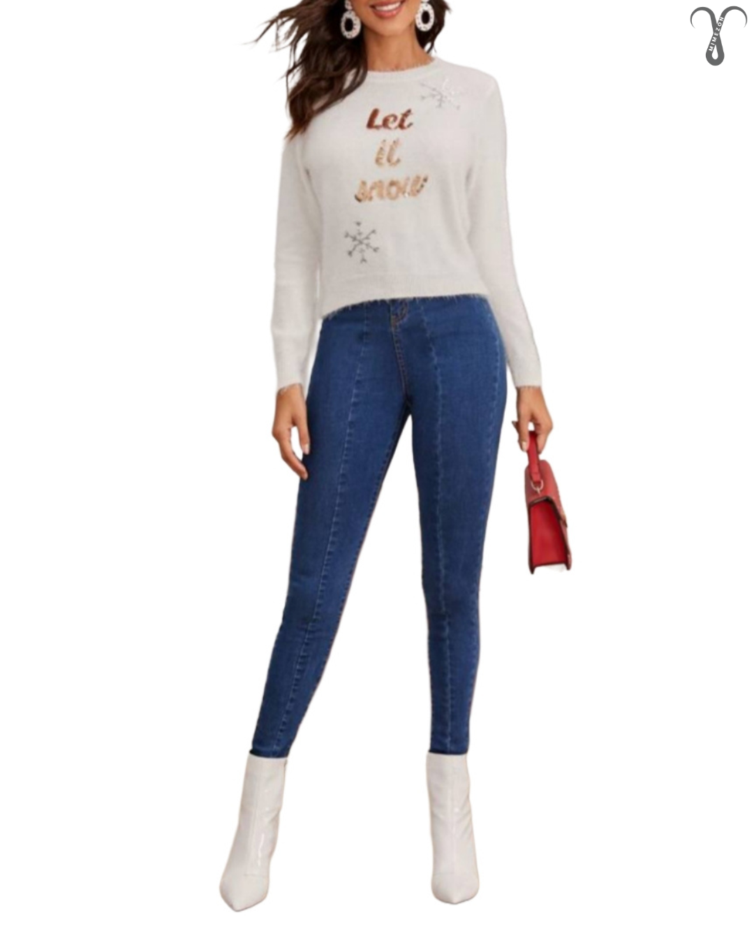 شلوار جین کشی اسکینی برند Shein