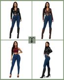 شلوار جین کشی اسکینی برند Shein