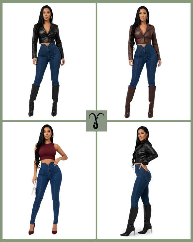 شلوار جین کشی اسکینی برند Shein