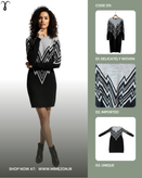 پیراهن بافت زنانه اروپایی و وارداتی