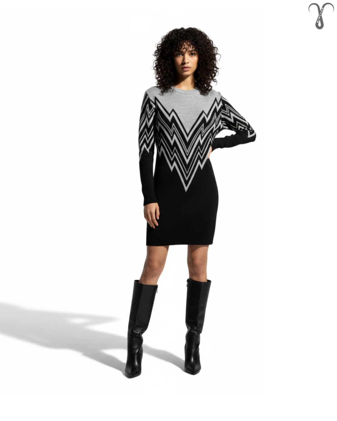 پیراهن بافت زنانه اروپایی و وارداتی