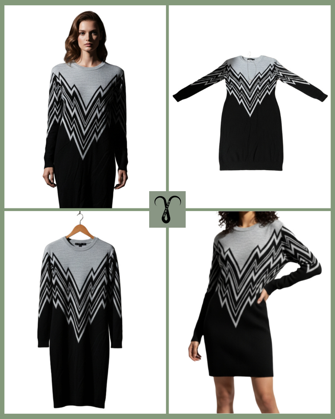 پیراهن بافت زنانه اروپایی و وارداتی