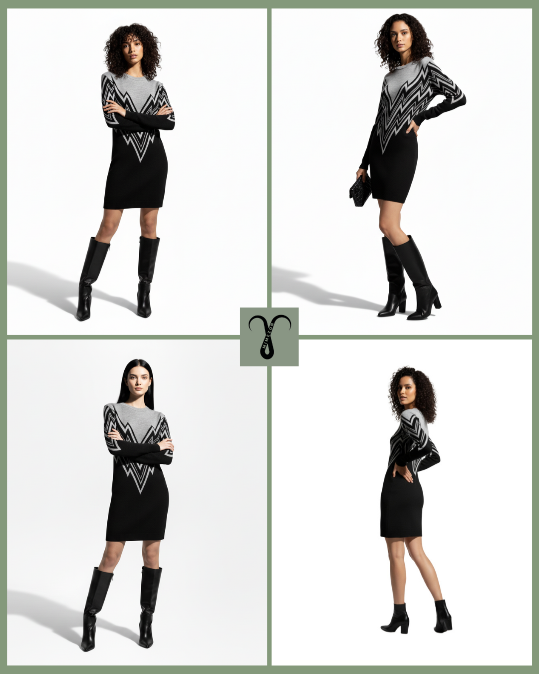 پیراهن بافت زنانه اروپایی و وارداتی