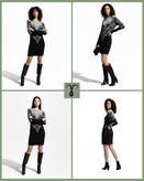 پیراهن بافت زنانه اروپایی و وارداتی