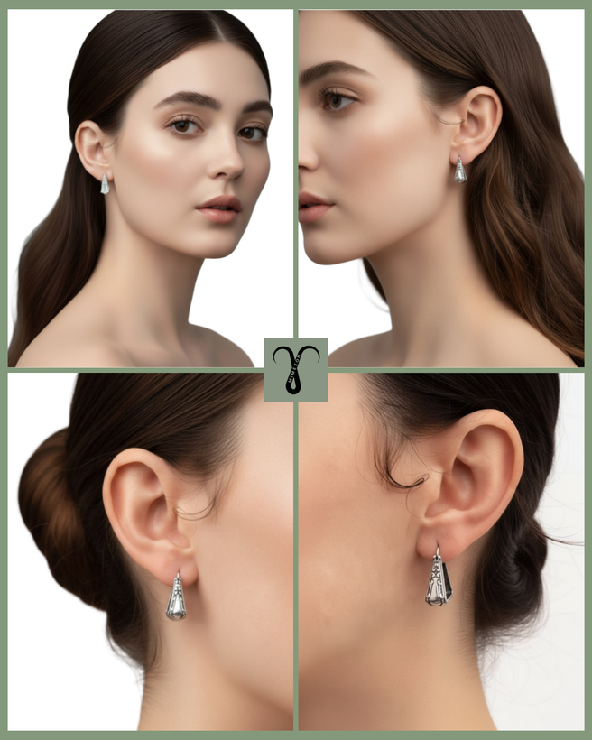 گوشواره جنس روی برند Shein