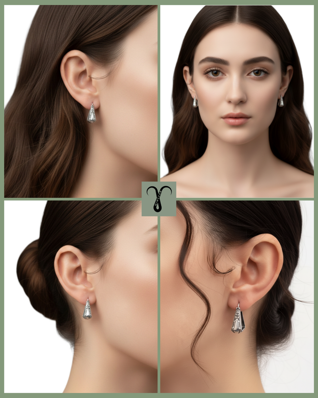 گوشواره جنس روی برند Shein