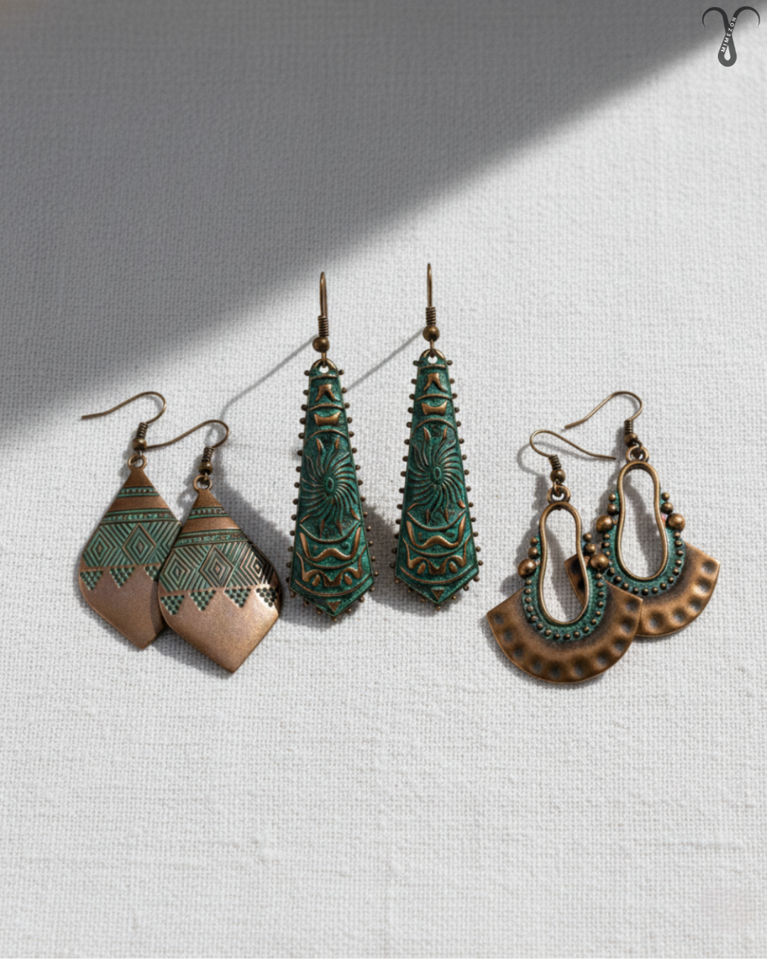 پک سه تایی گوشواره جنس روی برند Shein