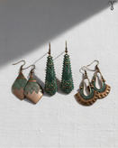 پک سه تایی گوشواره جنس روی برند Shein