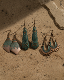 پک سه تایی گوشواره جنس روی برند Shein