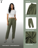 شلوار کتان زنانه با کیفیت برند Shein