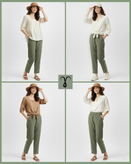 شلوار کتان زنانه با کیفیت برند Shein