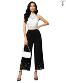 شلوار کرپ کمر کشی مجلسی برند Shein