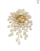 سنجاق سینه مرواریدی دست ساز برند Shein کد 018