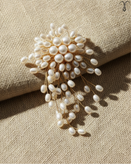 سنجاق سینه مرواریدی دست ساز برند Shein کد 018