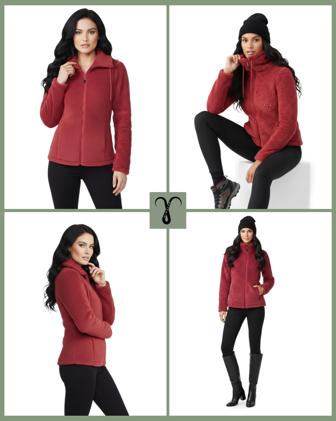 سویشرت آلمانی حوله ای تدی از برند Rock Trail'Crivit