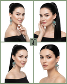 Bohemian zinc earrings from the Shein brand