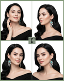 Bohemian zinc earrings from the Shein brand