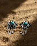 Bohemian zinc earrings from the Shein brand