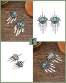 Bohemian zinc earrings from the Shein brand