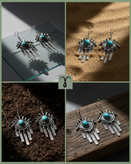 Bohemian zinc earrings from the Shein brand