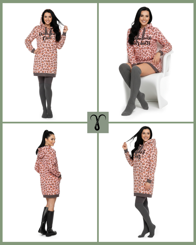 هودی کلاه دار خانگی لطیف برند Esmara