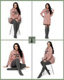 هودی کلاه دار خانگی لطیف برند Esmara