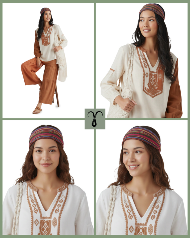 هدبند لینن ضخیم از برند Shein