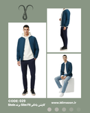 کاپشن بادگیر مردانه Slim Fit از برند Shein