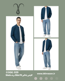 کاپشن بادگیر مردانه Slim Fit از برند Shein