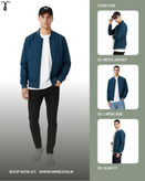 کاپشن بادگیر مردانه Slim Fit از برند Shein