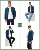 کاپشن بادگیر مردانه Slim Fit از برند Shein