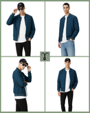 کاپشن بادگیر مردانه Slim Fit از برند Shein