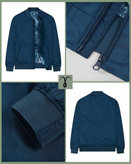 کاپشن بادگیر مردانه Slim Fit از برند Shein