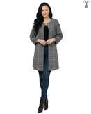 مانتو کتی پشمی جلو باز ترک