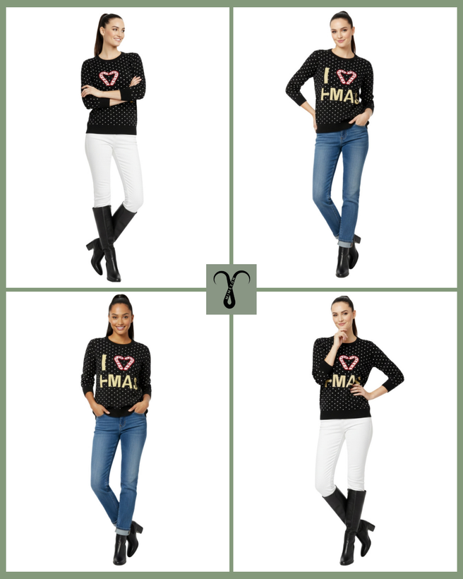 ژاکت بافت کریسمسی از برند esmara