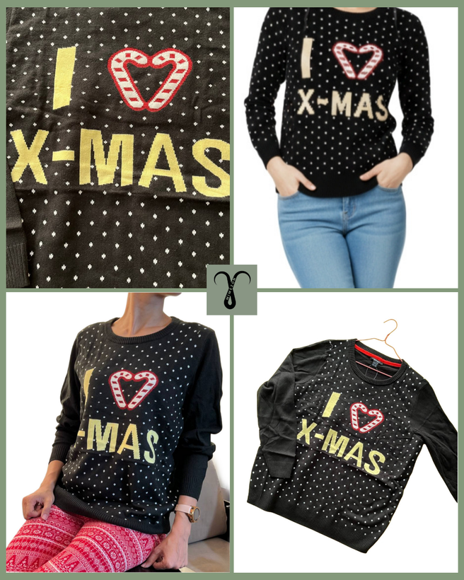 ژاکت بافت کریسمسی از برند esmara