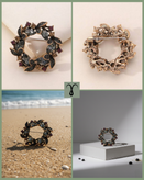 سنجاق سینه با سنگ های مصنوعی از برند Shein