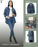 کت جین ضخیم با کیفیت از برند Habitual