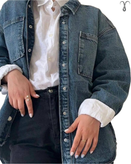 کت جین ضخیم با کیفیت از برند Habitual