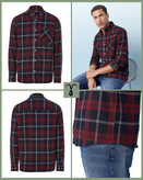 پیراهن مردانه فلانل پشمی برند Livergy