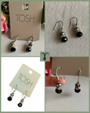 گوشواره آویز کوتاه برند tosh آلمان