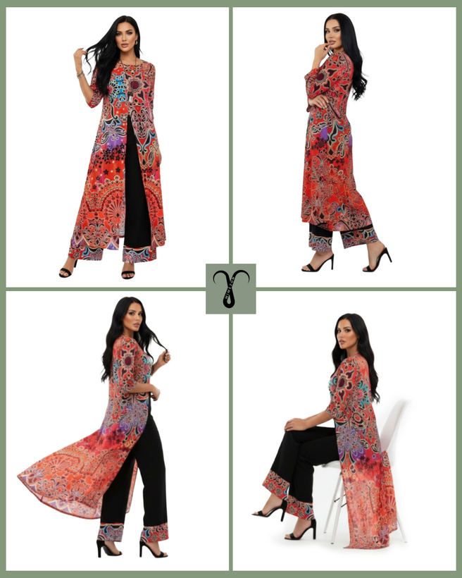 ست زنانه مجلسی شیک برند Shein