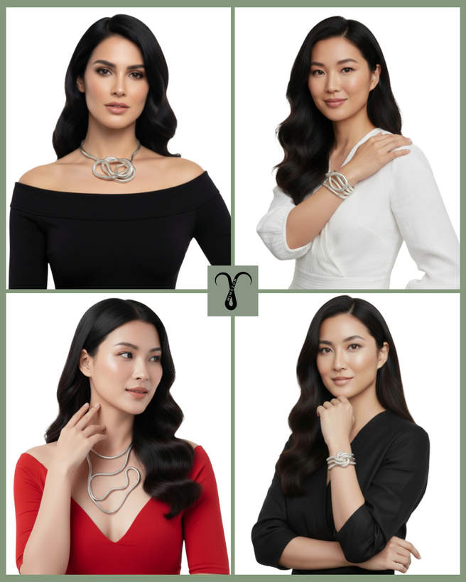 گردنبند ماری منعطف برند Shein